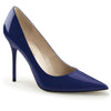 CLASSIQUE-20 Pumps Navy Blue Patent | Pleaser