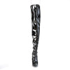 CLASSIQUE-3000 Overknee Stiefel - Lack Schwarz von Pleaser – Ansicht 2