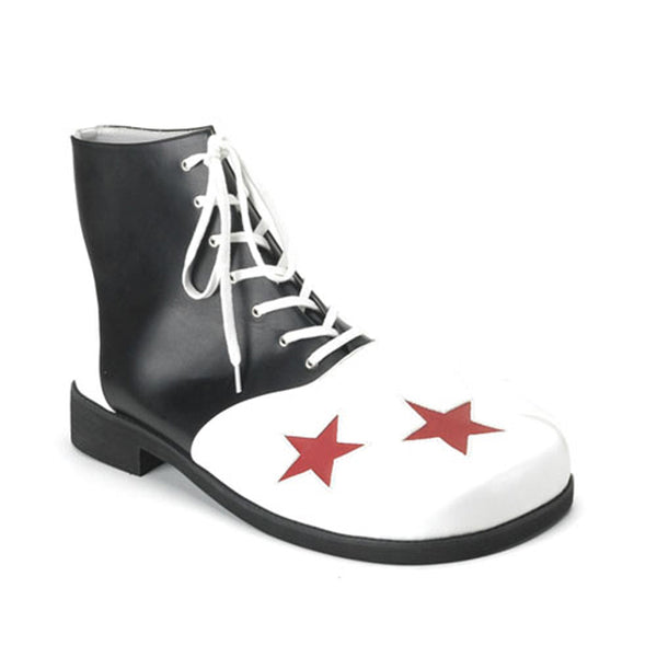 CLOWN-02 Schuhe Schwarz Weiß Matt von Funtasma