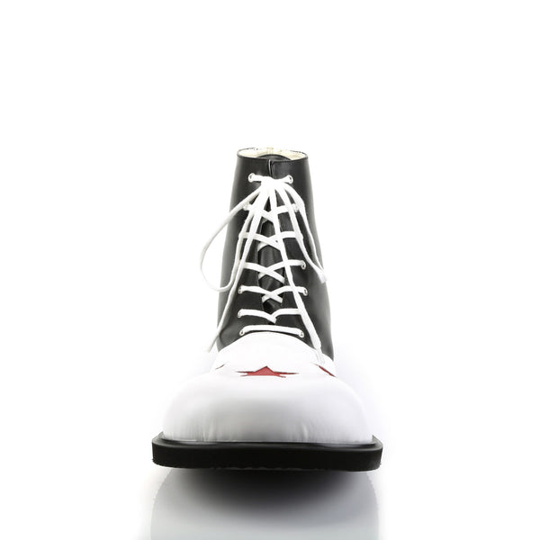 CLOWN-02 Schuhe Schwarz Weiß Matt von Funtasma – Ansicht 2