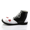 CLOWN-02 Schuhe Schwarz Weiß Matt von Funtasma – Ansicht 3
