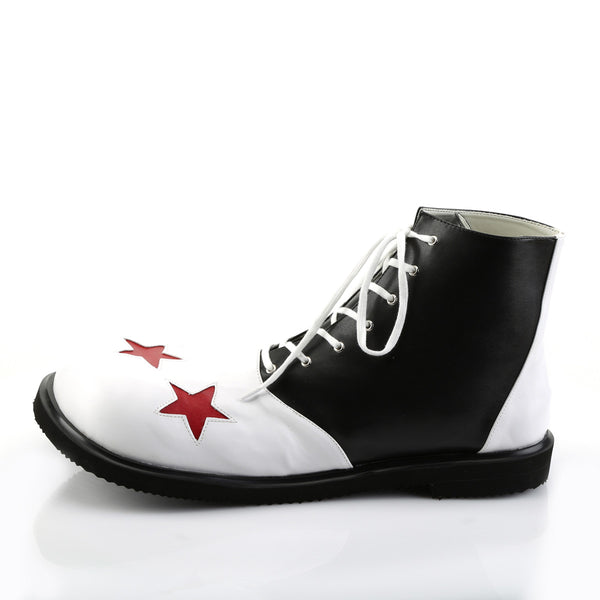 CLOWN-02 Schuhe Schwarz Weiß Matt von Funtasma – Ansicht 3
