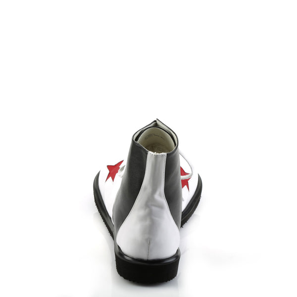 CLOWN-02 Schuhe Schwarz Weiß Matt von Funtasma – Ansicht 4