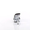 COCKTAIL-501 Plateau Pantoletten Transparent/Schwarz | Fabulicious