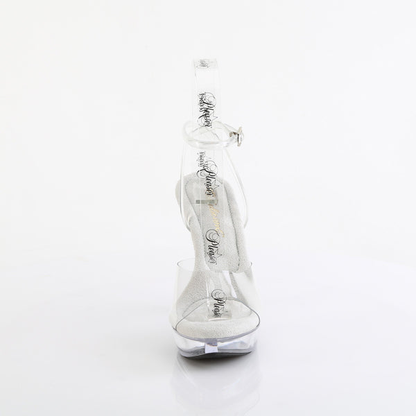 COCKTAIL-506 - Plateau Sandaletten - Transparent EUR 39 | Fabulicious SALE