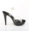 COCKTAIL-508 Plateau Sandaletten Schwarz Lack von Fabulicious – Ansicht 5
