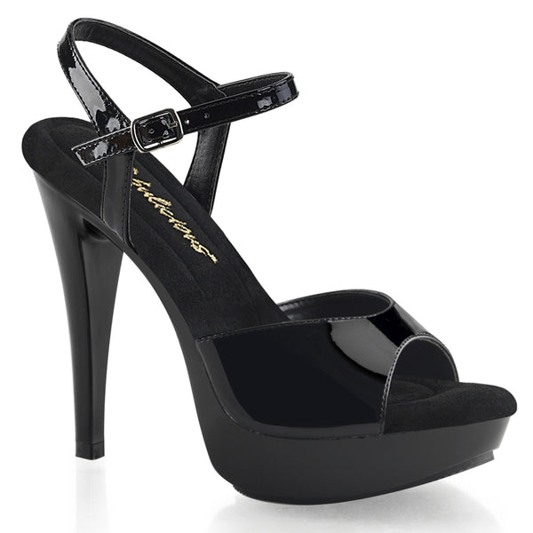 COCKTAIL-509 Plateau Sandaletten Schwarz | Fabulicious SALE
