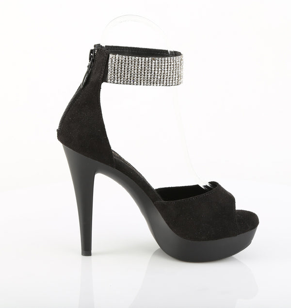 COCKTAIL-525 Sandalette Schwarz von Fabulicious – Ansicht 5