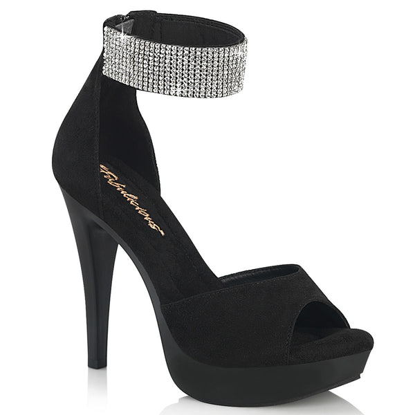 COCKTAIL-525 Sandalette Schwarz von Fabulicious