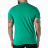 Grünes Colorful V-T-Shirt im modernen Designer Look von TOF Paris – Ansicht 4