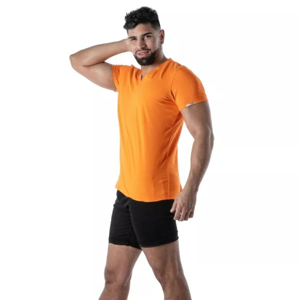 Oranges Colorful-T-Shirt von TOF Paris – Ansicht 3