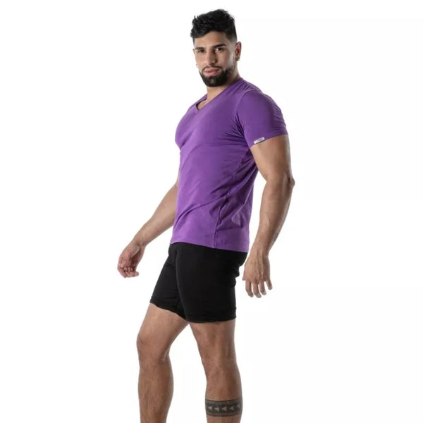 Lila Colorful-T-Shirt von TOF Paris – Ansicht 5