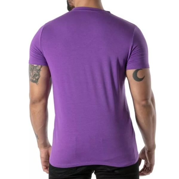 Lila Colorful-T-Shirt von TOF Paris – Ansicht 4