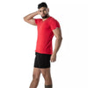 Rotes Colorful-T-Shirt von TOF Paris – Ansicht 3
