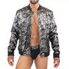 Bomberjacke Braun-Camouflage - zeitloser Midseason-Style | TOF Paris