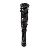 COURTLY-3011 Overknee Stiefel Schwarz | Pleaser