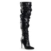 COURTLY-3011 Overknee Stiefel Schwarz | Pleaser