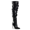 COURTLY-3011 Overknee Stiefel Schwarz | Pleaser