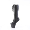 CRAZE-2023 Plateau Pony Stiefel - Schwarz Matt von Pleaser – Ansicht 3