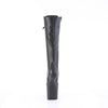 CRAZE-2023 Plateau Pony Stiefel - Schwarz Matt von Pleaser – Ansicht 4