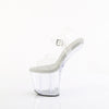 CRAZE-808 Plateau Pony Sandaletten - PVC durchsichtig von Pleaser – Ansicht 3