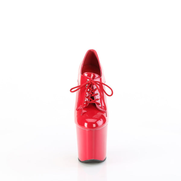 CRAZE-860 Plateau Schuhe Rot Lack von Pleaser – Ansicht 2