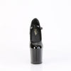 CRAZE-880 Plateau Pumps - Schwarz Lack von Pleaser – Ansicht 2
