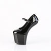 CRAZE-880 Plateau Pumps - Schwarz Lack von Pleaser – Ansicht 3