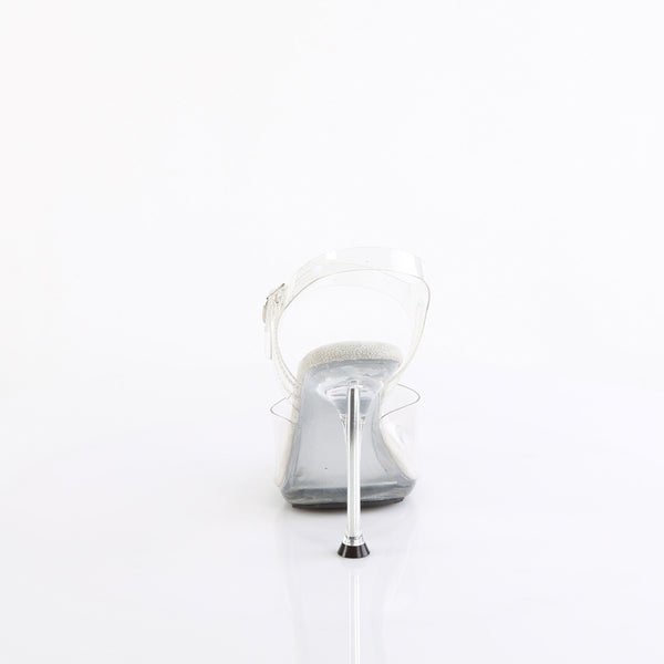 CUPID-408 Sandalette Transparent | Fabulicous