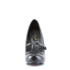 CUTIEPIE-02 Plateau Pumps Schwarz Matt | Pin Up Couture