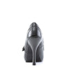 CUTIEPIE-02 Plateau Pumps Schwarz Matt | Pin Up Couture