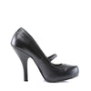 CUTIEPIE-02 Plateau Pumps Schwarz Matt | Pin Up Couture