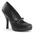CUTIEPIE-02 Plateau Pumps Schwarz Matt | Pin Up Couture