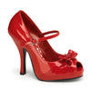 CUTIEPIE-08 Plateau Pumps Lack Rot | Pin Up Couture