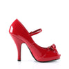 CUTIEPIE-08 Plateau Pumps Lack Rot | Pin Up Couture