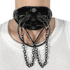 DA-205 Choker Schwarz Lack von DemoniaCult