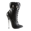 DAGGER-1023 Stiefeletten Schwarz von Devious – Ansicht 5