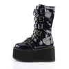 DAMNED-225 Plateau Stiefel Schwarz Lack Holo von DemoniaCult – Ansicht 3