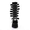 DAMNED-31 Plateau Stiefel Schwarz samt | DemoniaCult SALE
