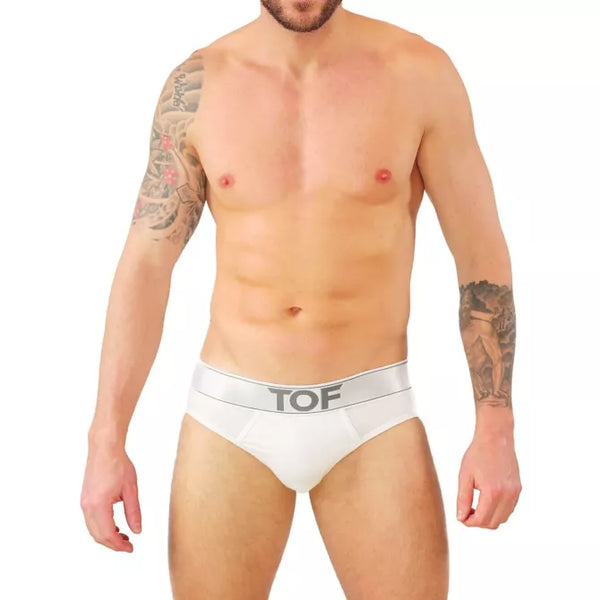Weißer Dan Brief mit klassischer Premium Eleganz von TOF Paris – Ansicht 2
