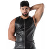Schwarzes Kinky Zipped-Tank-Top von TOF Paris