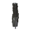 DELIGHT-1014 Plateau Stiefeletten schwarz | Pleaser