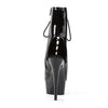 DELIGHT-1016 Plateau Stiefeletten Lack Schwarz | Pleaser