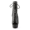 DELIGHT-1016 Plateau Stiefeletten Schwarz | Pleaser