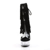 DELIGHT-1017TF Plateau Stiefeletten Schwarz | Pleaser
