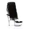 DELIGHT-1017TF Plateau Stiefeletten Schwarz | Pleaser