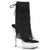 DELIGHT-1017TF Plateau Stiefeletten Schwarz | Pleaser