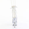 DELIGHT-1018C-2RS - Plateau Stiefeletten - Transparent mit Strass von Pleaser – Ansicht 4
