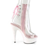 DELIGHT-1018C Plateau Stiefeletten Rosa Glitzer | Pleaser