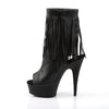 DELIGHT-1019 Plateau Stiefeletten Schwarz | Pleaser